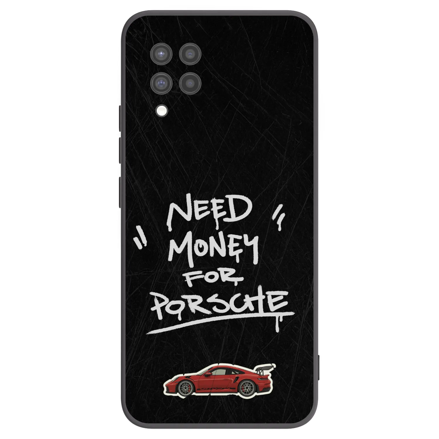 Picasee Μαύρη θήκη σιλικόνης για Samsung Galaxy A42 A426B - Dark Racer