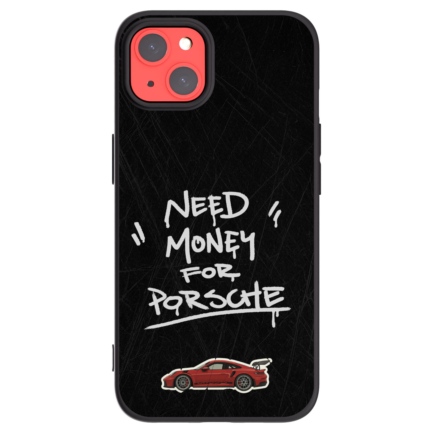 Picasee Μαύρη θήκη σιλικόνης για Apple iPhone 13 - Dark Racer