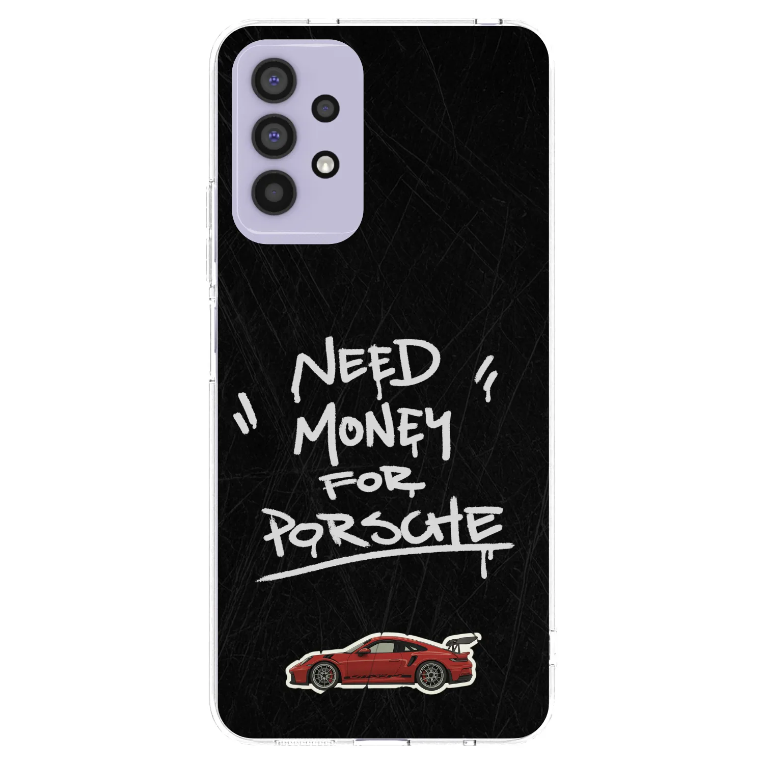 Picasee διαφανής θήκη σιλικόνης Samsung Galaxy A32 4G SM-A325F - Dark Racer
