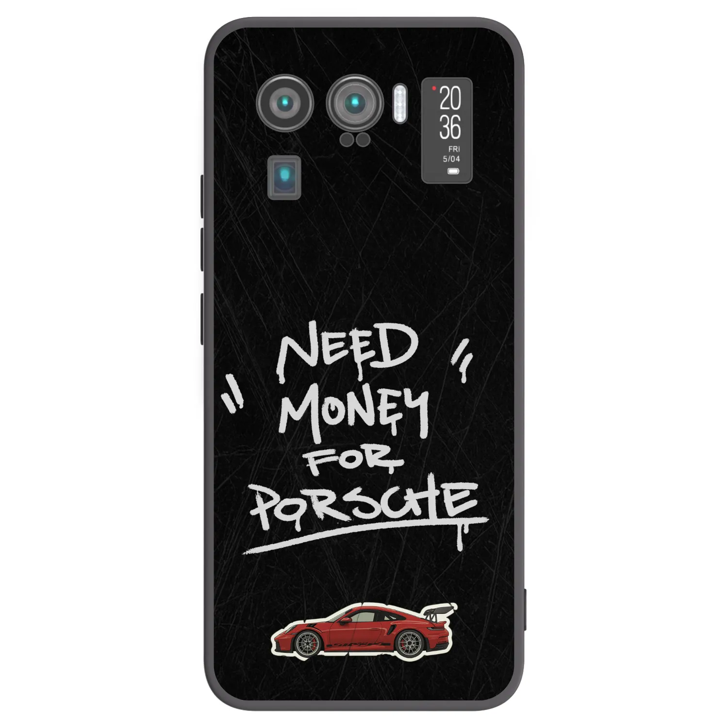 Picasee Μαύρη θήκη σιλικόνης για Xiaomi Mi 11 Ultra - Dark Racer