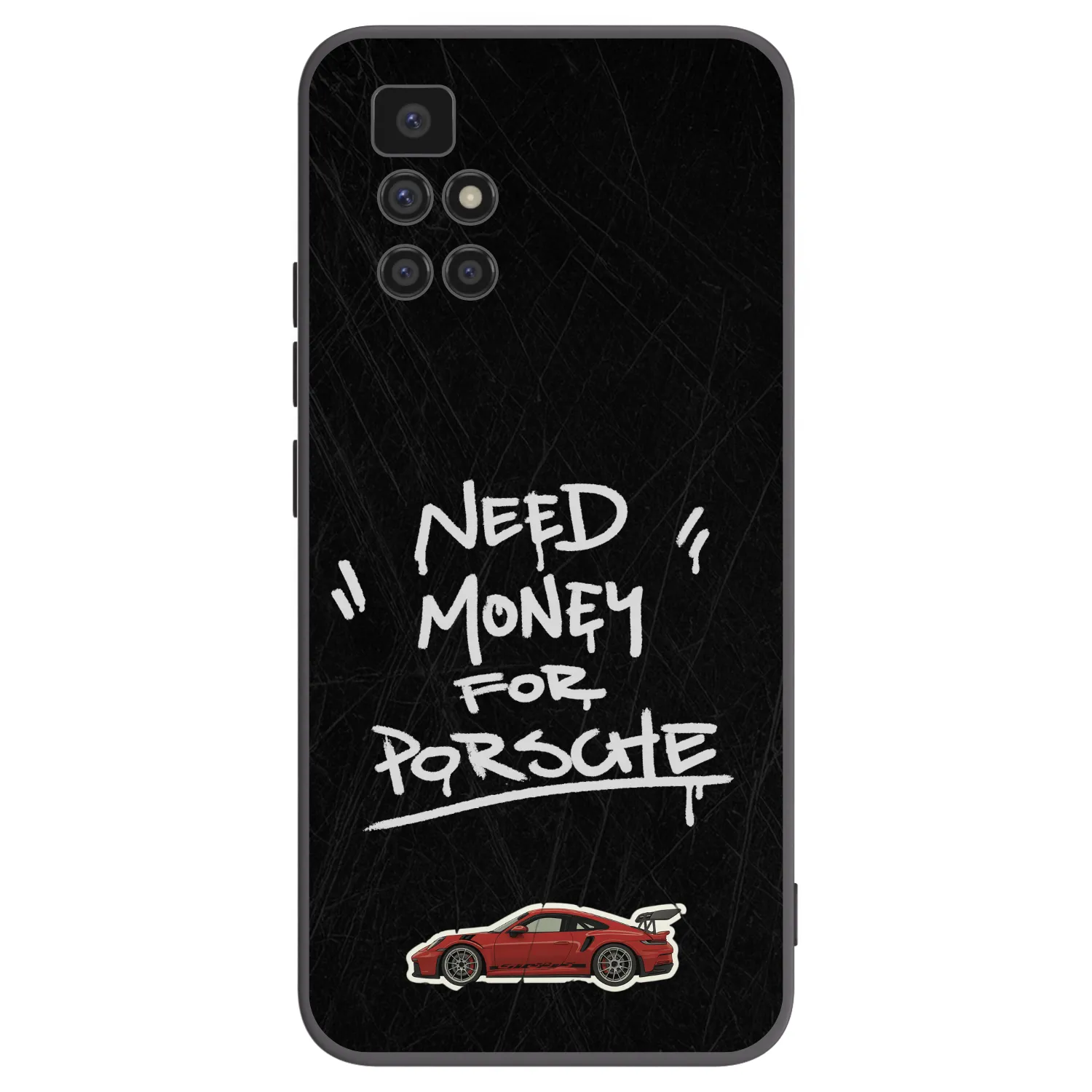 Picasee Μαύρη θήκη σιλικόνης για Xiaomi Redmi 10 - Dark Racer