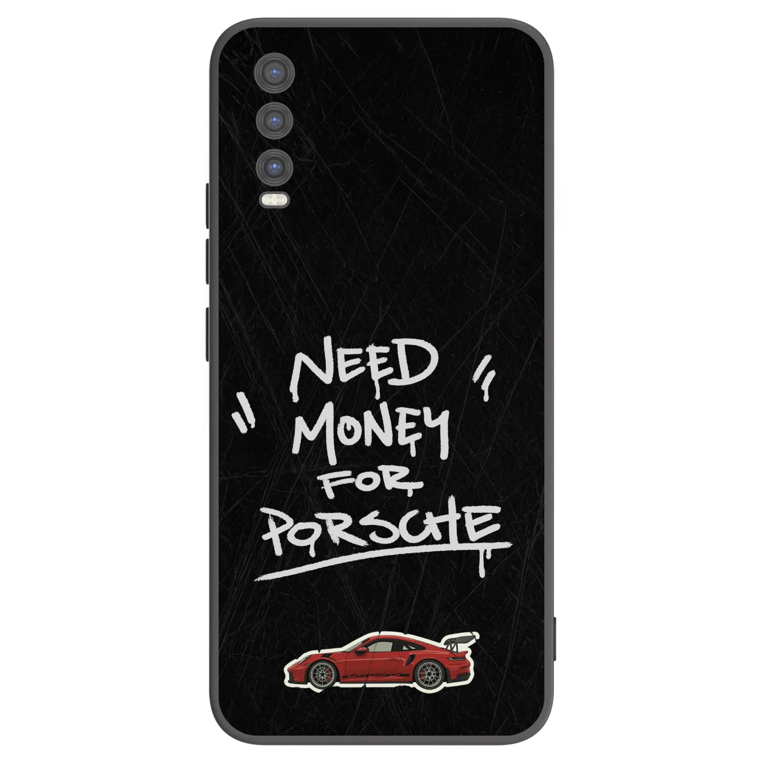 Picasee Μαύρη θήκη σιλικόνης για Vivo Y20s - Dark Racer