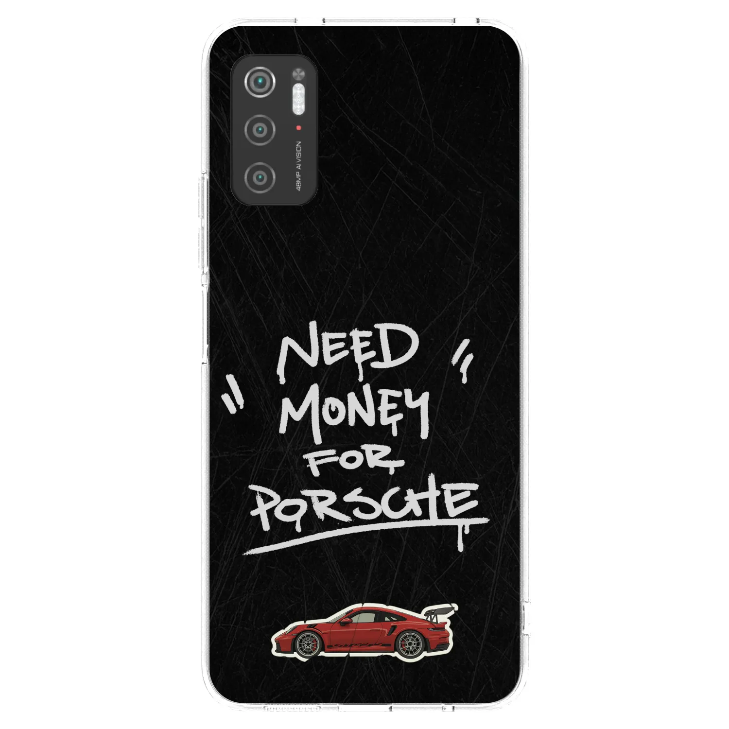 Picasee διαφανής θήκη σιλικόνης Xiaomi Poco M3 Pro 5G - Dark Racer