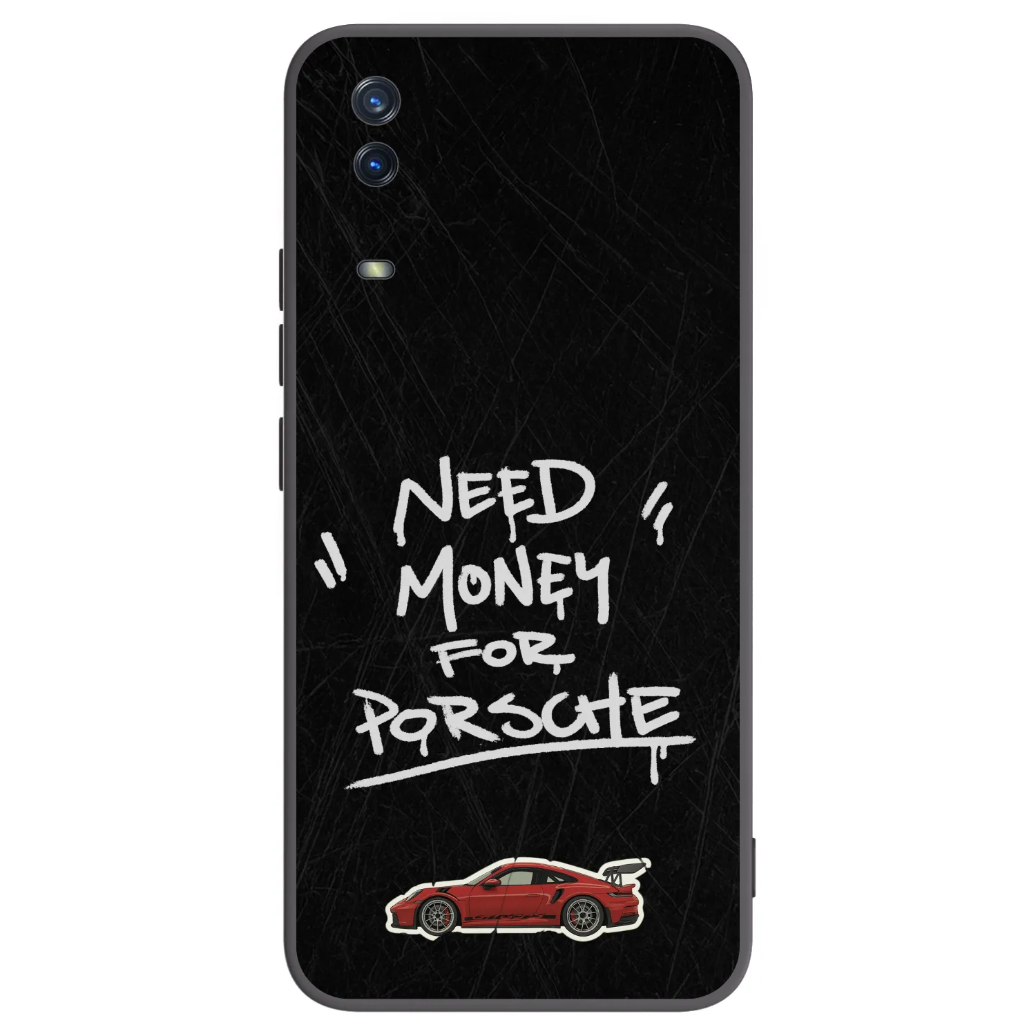 Picasee Μαύρη θήκη σιλικόνης για Vivo Y11s - Dark Racer