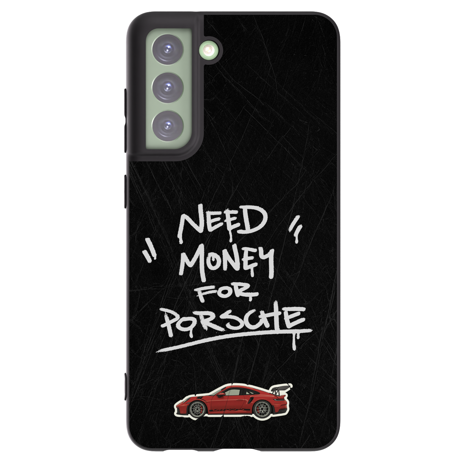 Picasee Μαύρη θήκη σιλικόνης για Samsung Galaxy S21 FE 5G - Dark Racer