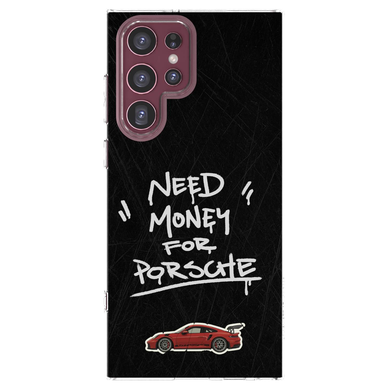 Picasee διαφανής θήκη σιλικόνης Samsung Galaxy S22 Ultra 5G - Dark Racer