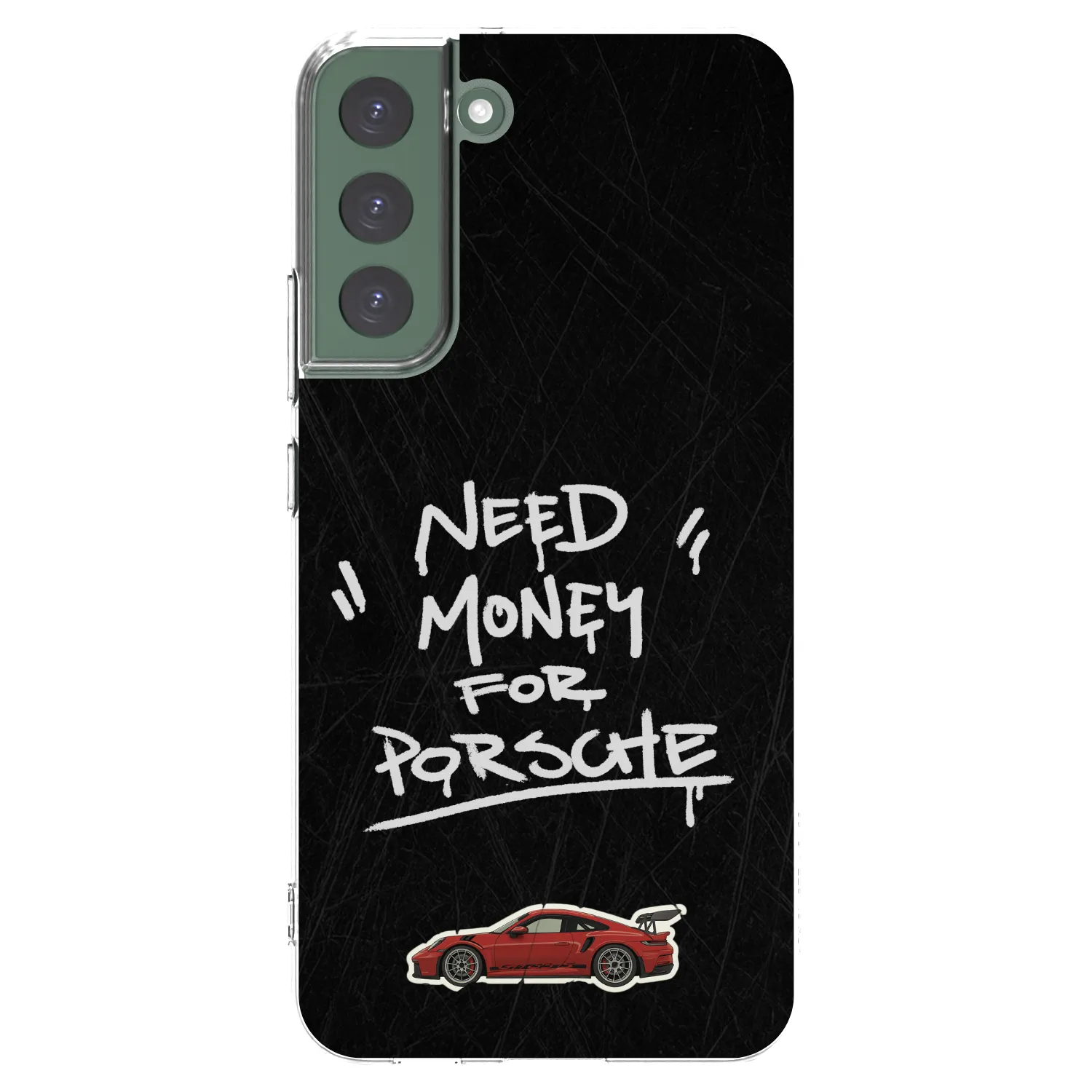 Picasee διαφανής θήκη σιλικόνης Samsung Galaxy S22+ 5G - Dark Racer