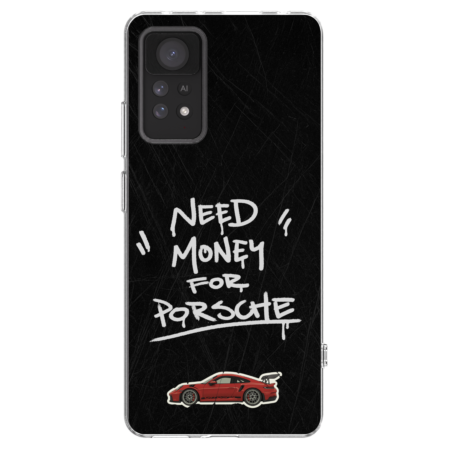 Picasee διαφανής θήκη σιλικόνης Xiaomi Redmi Note 11 Pro 5G - Dark Racer