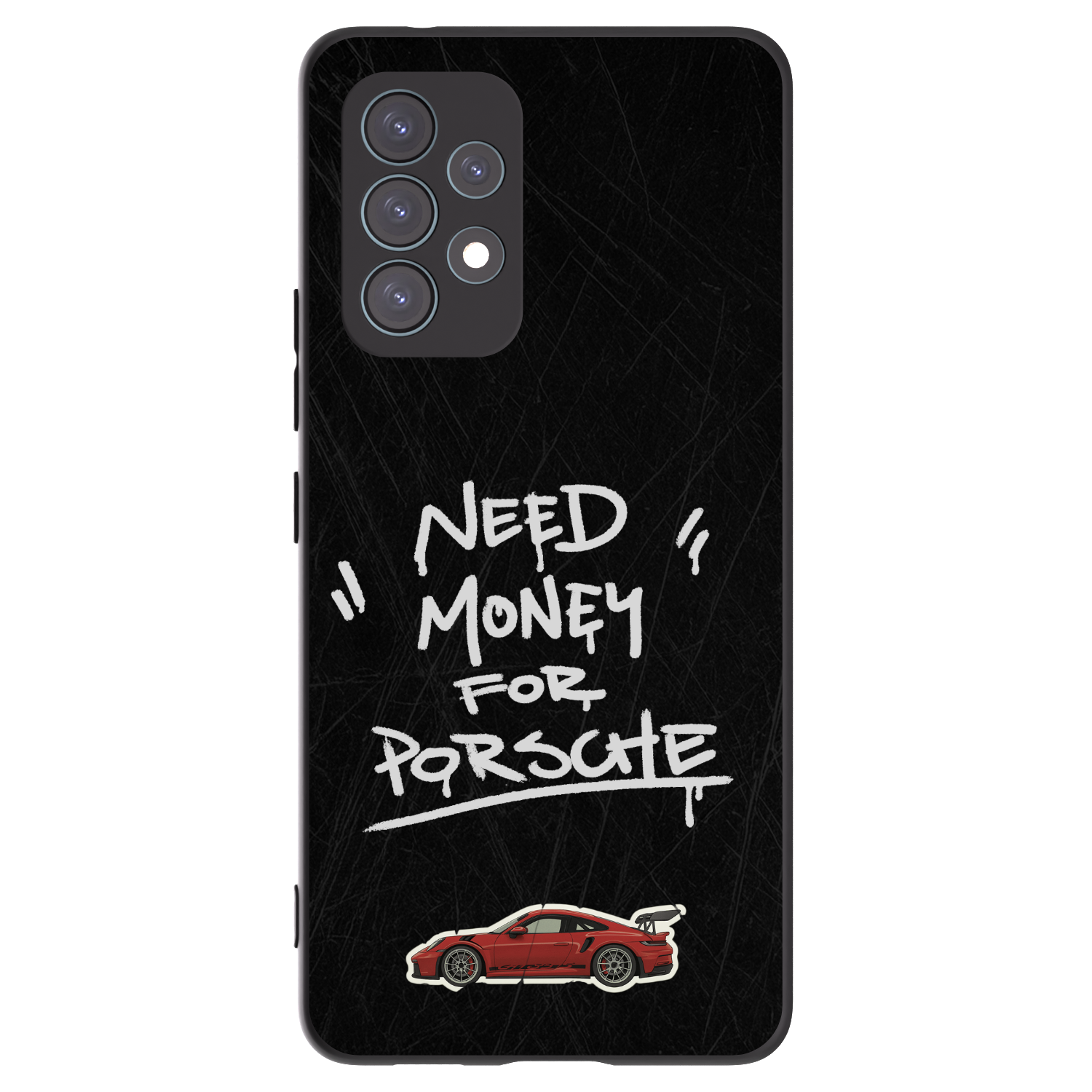 Picasee Μαύρη θήκη σιλικόνης για Samsung Galaxy A53 5G A536 - Dark Racer