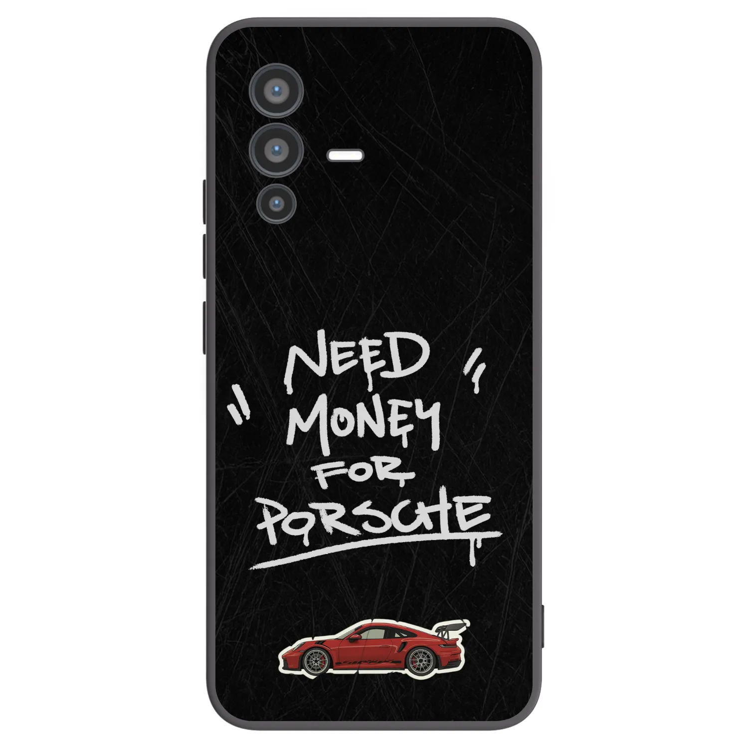 Picasee Μαύρη θήκη σιλικόνης για Vivo V23 5G - Dark Racer