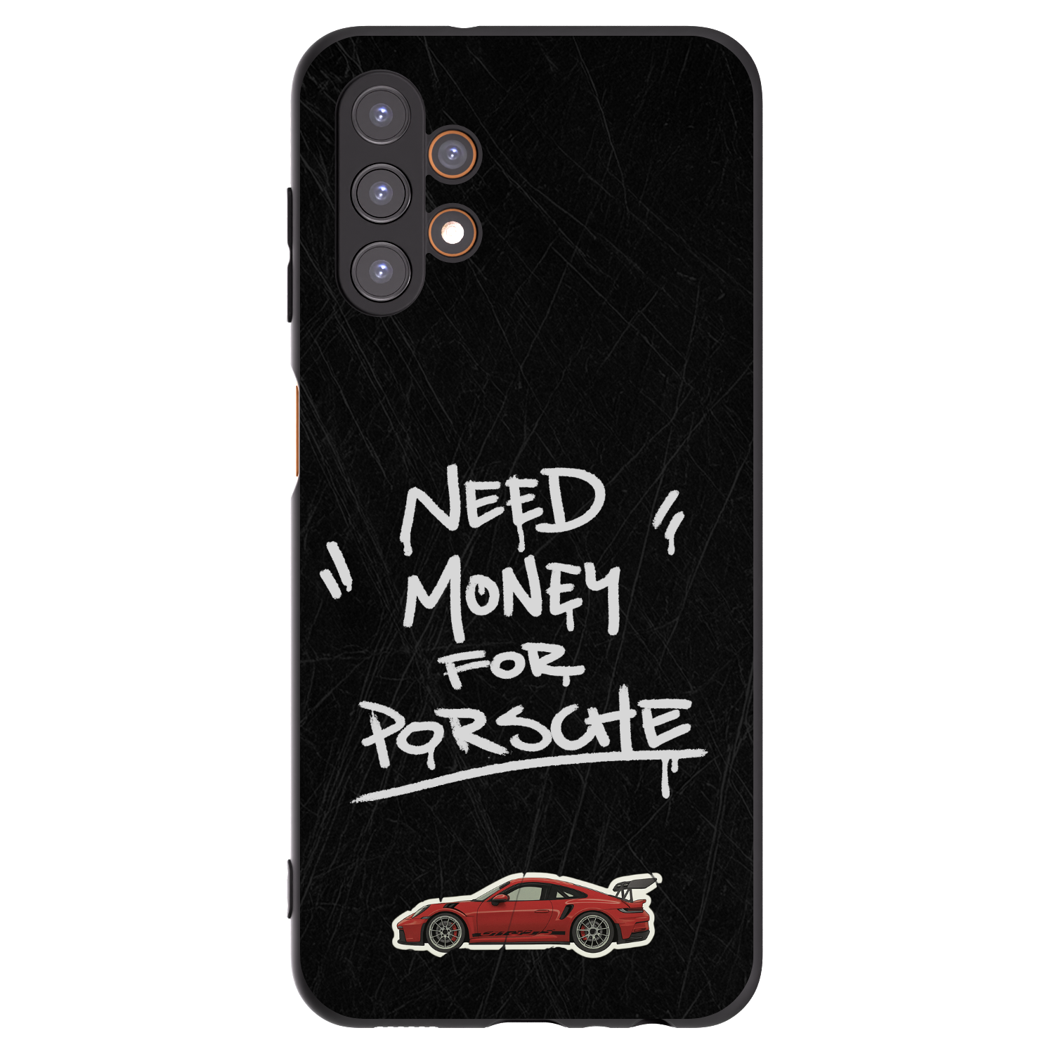 Picasee Μαύρη θήκη σιλικόνης για Samsung Galaxy A13 4G A135 - Dark Racer