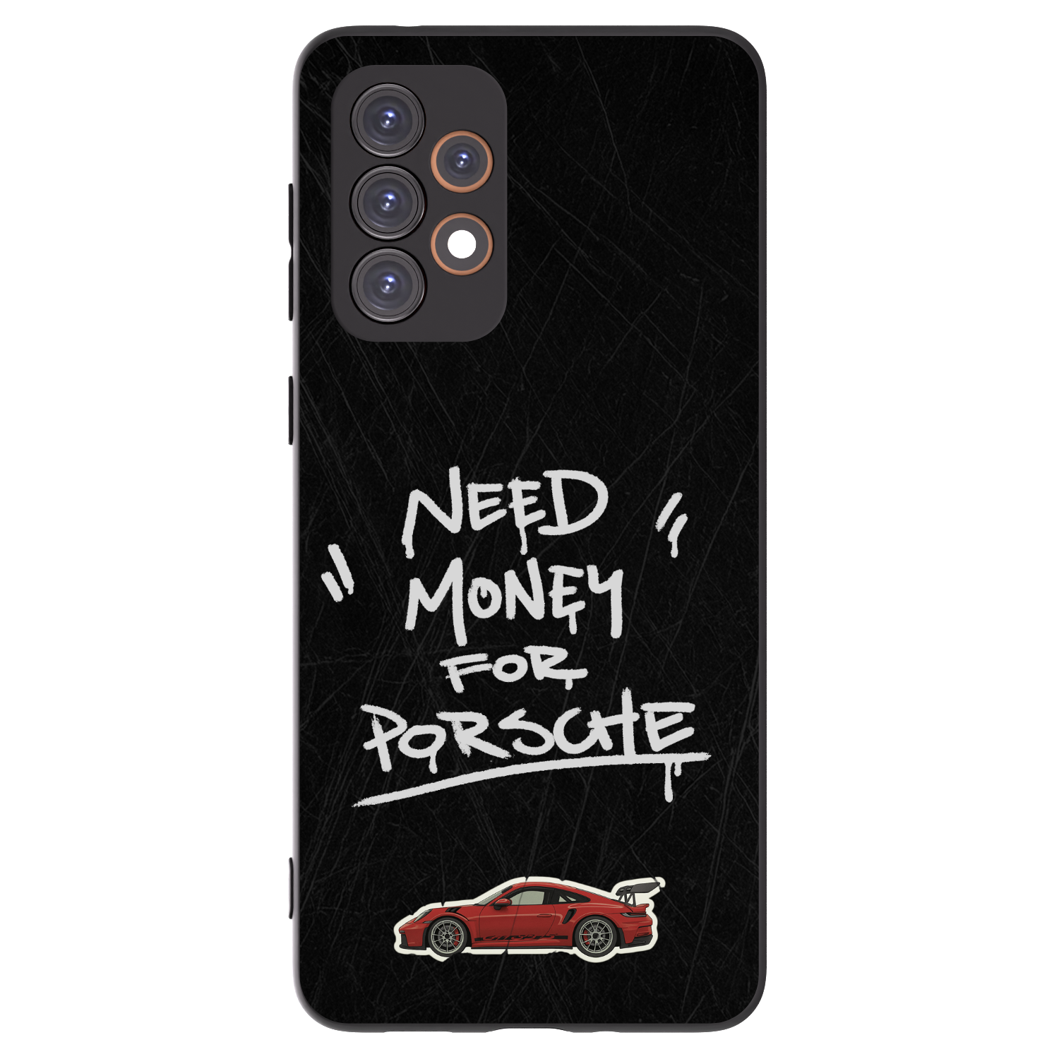 Picasee Μαύρη θήκη σιλικόνης για Samsung Galaxy A33 5G A336 - Dark Racer
