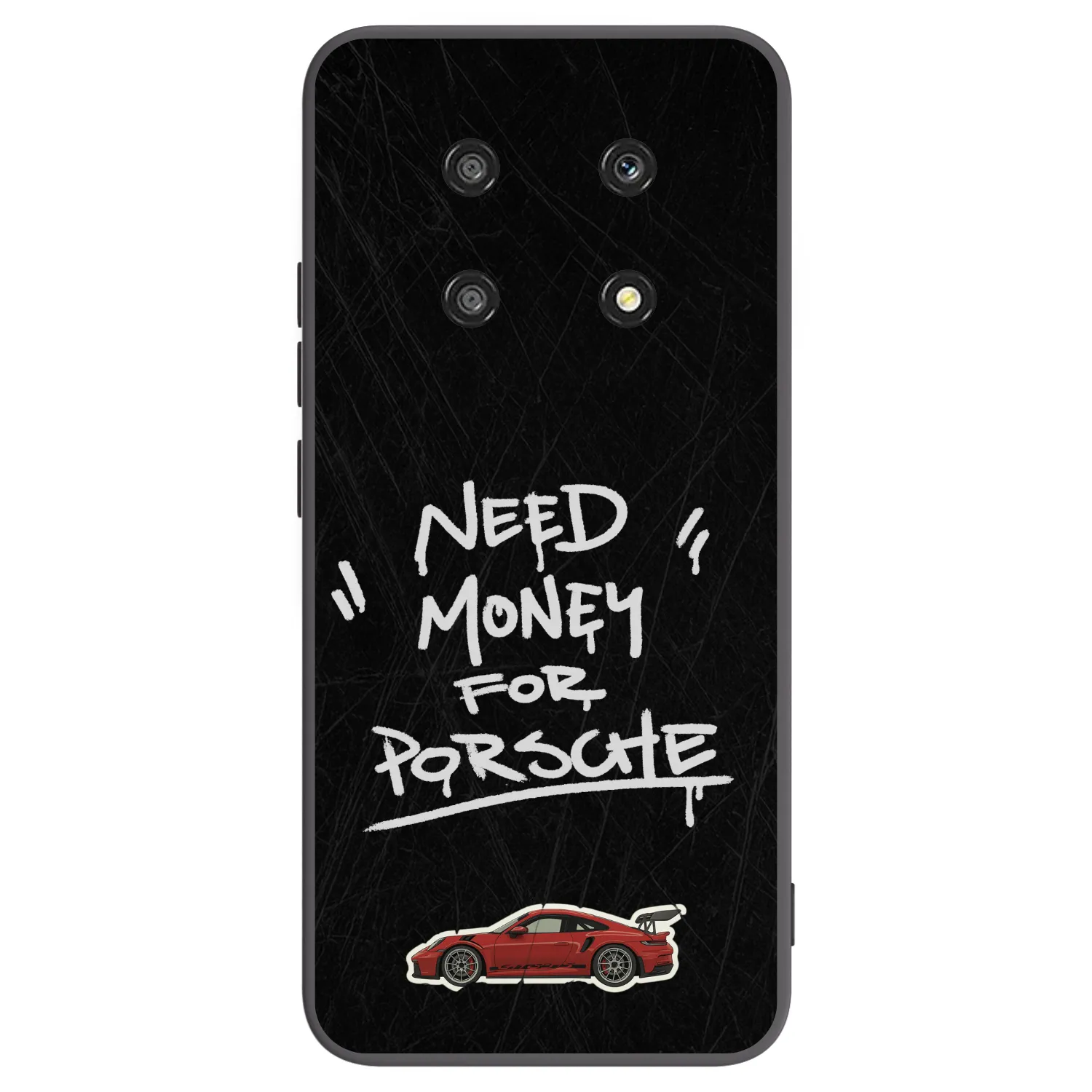 Picasee Μαύρη θήκη σιλικόνης για Honor Magic4 Lite 5G - Dark Racer