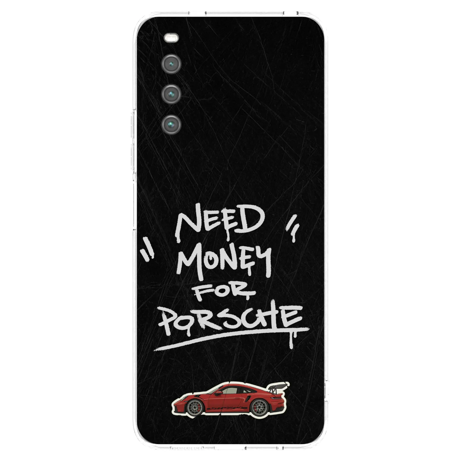 Picasee διαφανής θήκη σιλικόνης Sony Xperia 10 IV 5G - Dark Racer