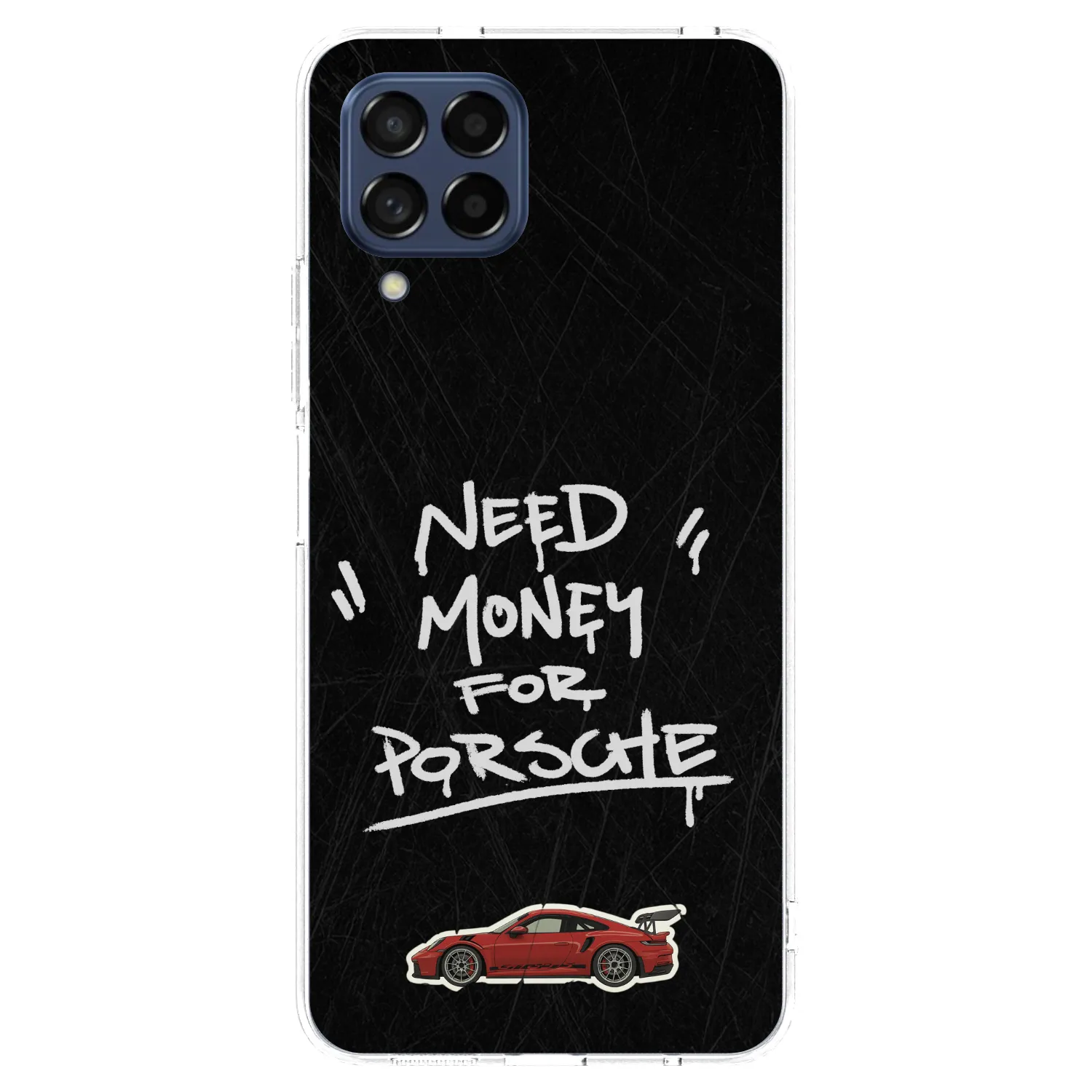Picasee διαφανής θήκη σιλικόνης Samsung Galaxy M53 5G - Dark Racer