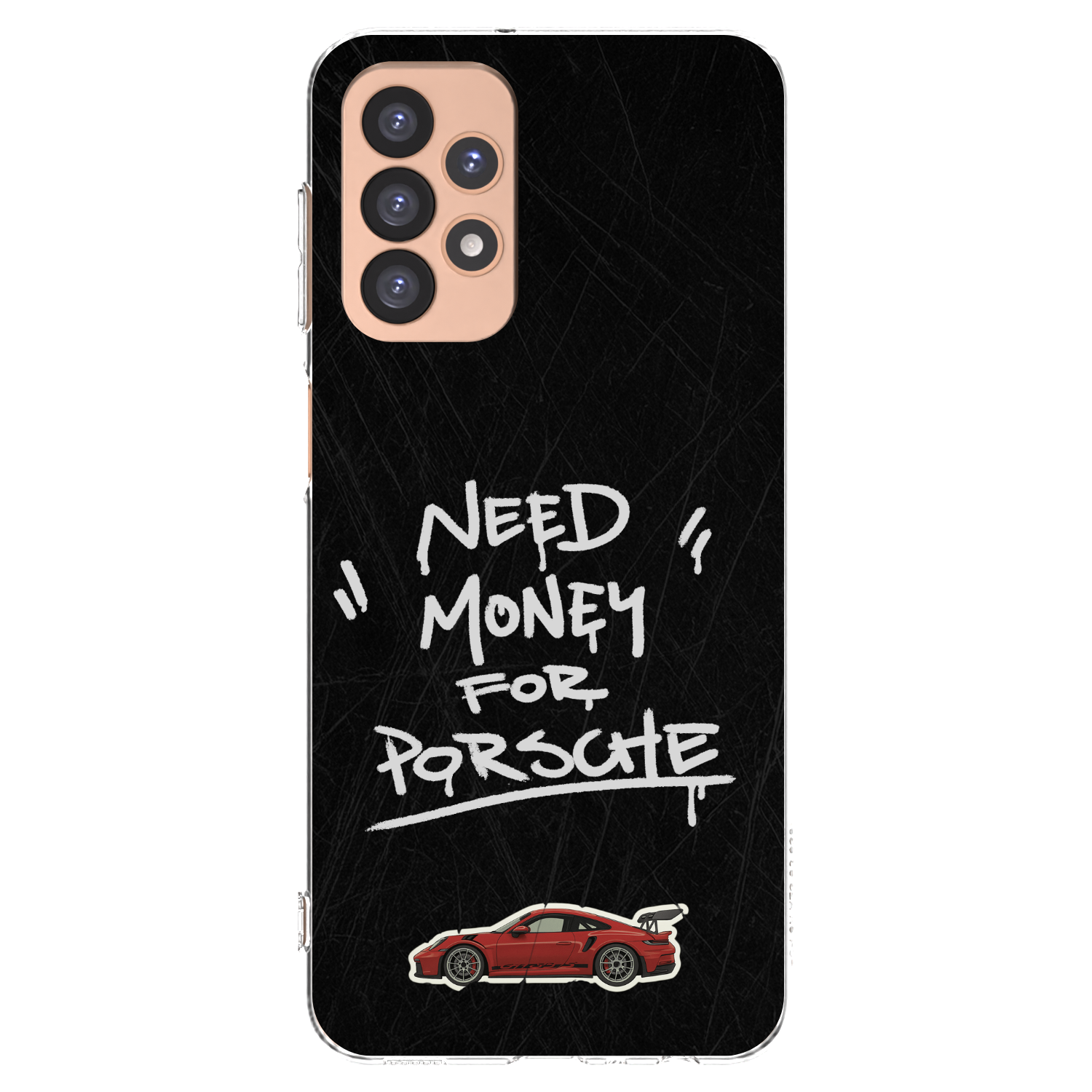 Picasee διαφανής θήκη σιλικόνης Samsung Galaxy A23 A236B 5G - Dark Racer