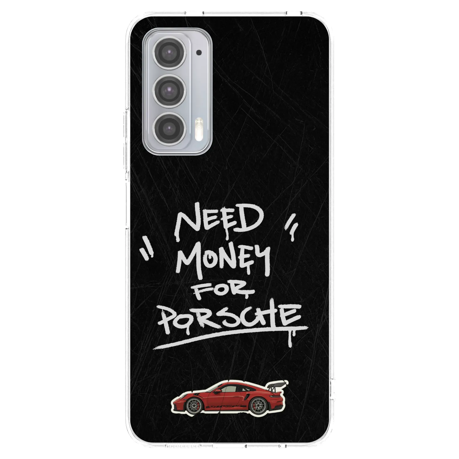 Picasee διαφανής θήκη σιλικόνης Motorola Edge 20 - Dark Racer