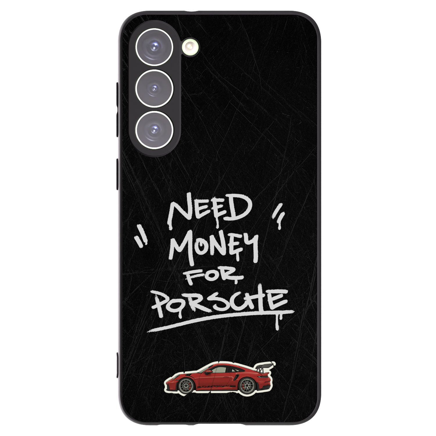 Picasee Μαύρη θήκη σιλικόνης για Samsung Galaxy S23+ 5G - Dark Racer