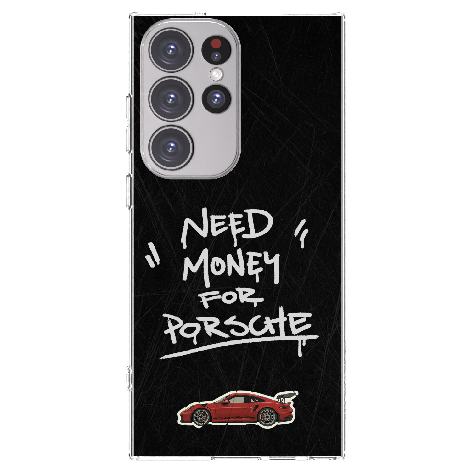 Picasee διαφανής θήκη σιλικόνης Samsung Galaxy S23 Ultra 5G - Dark Racer