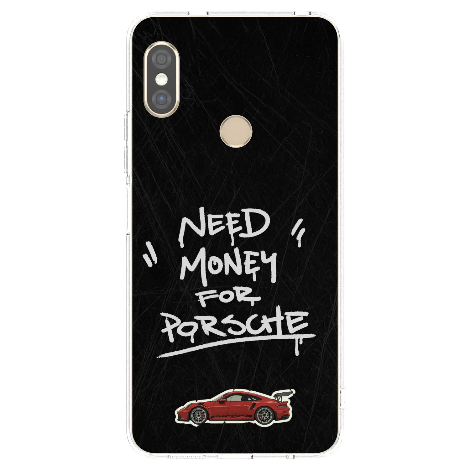 Picasee διαφανής θήκη σιλικόνης Xiaomi Redmi Note 5 Global - Dark Racer