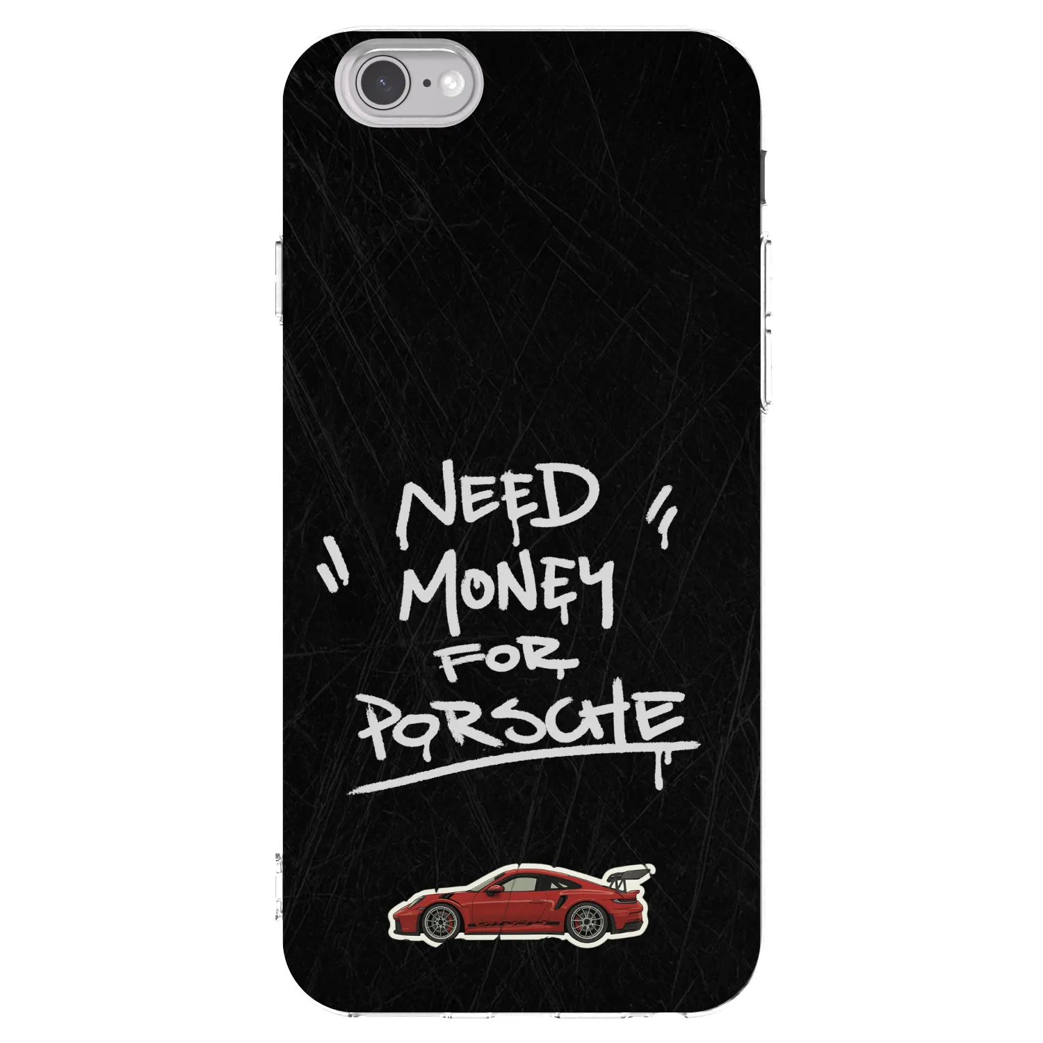 Picasee διαφανής θήκη σιλικόνης Apple iPhone 6/6S - Dark Racer