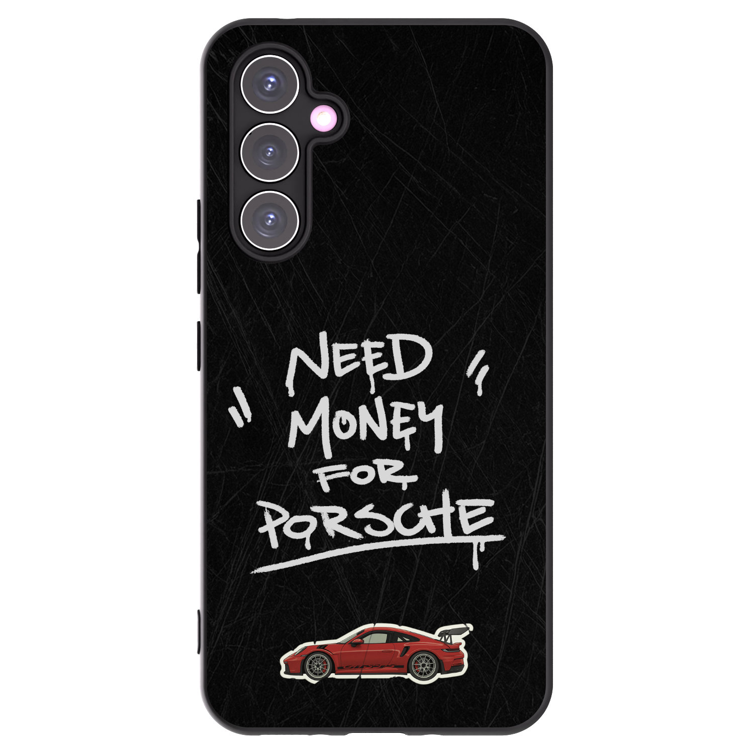 Picasee Μαύρη θήκη σιλικόνης για Samsung Galaxy A54 5G A546B - Dark Racer