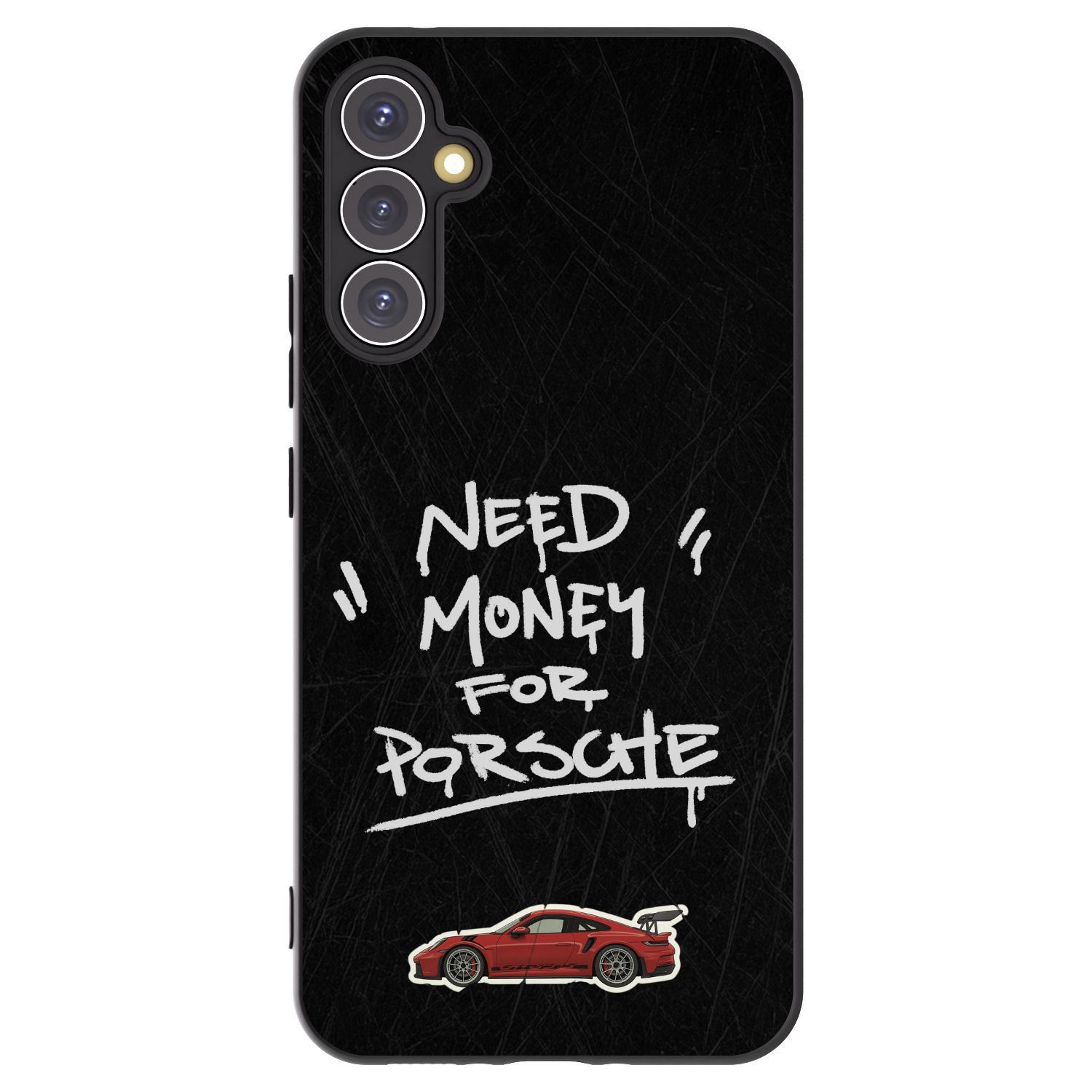 Picasee Μαύρη θήκη σιλικόνης για Samsung Galaxy A34 5G A346B - Dark Racer