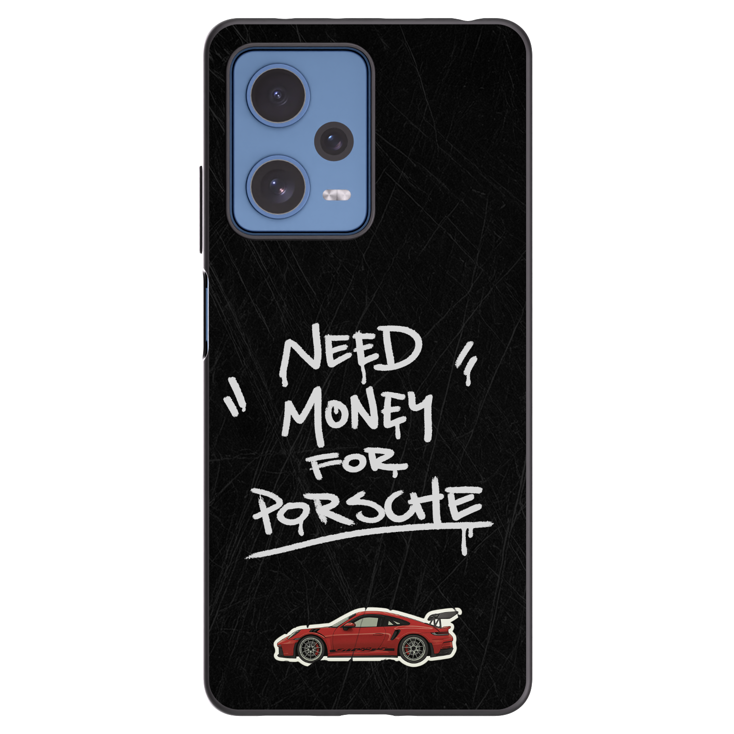 Picasee Μαύρη θήκη σιλικόνης για Xiaomi Redmi Note 12 Pro 5G - Dark Racer