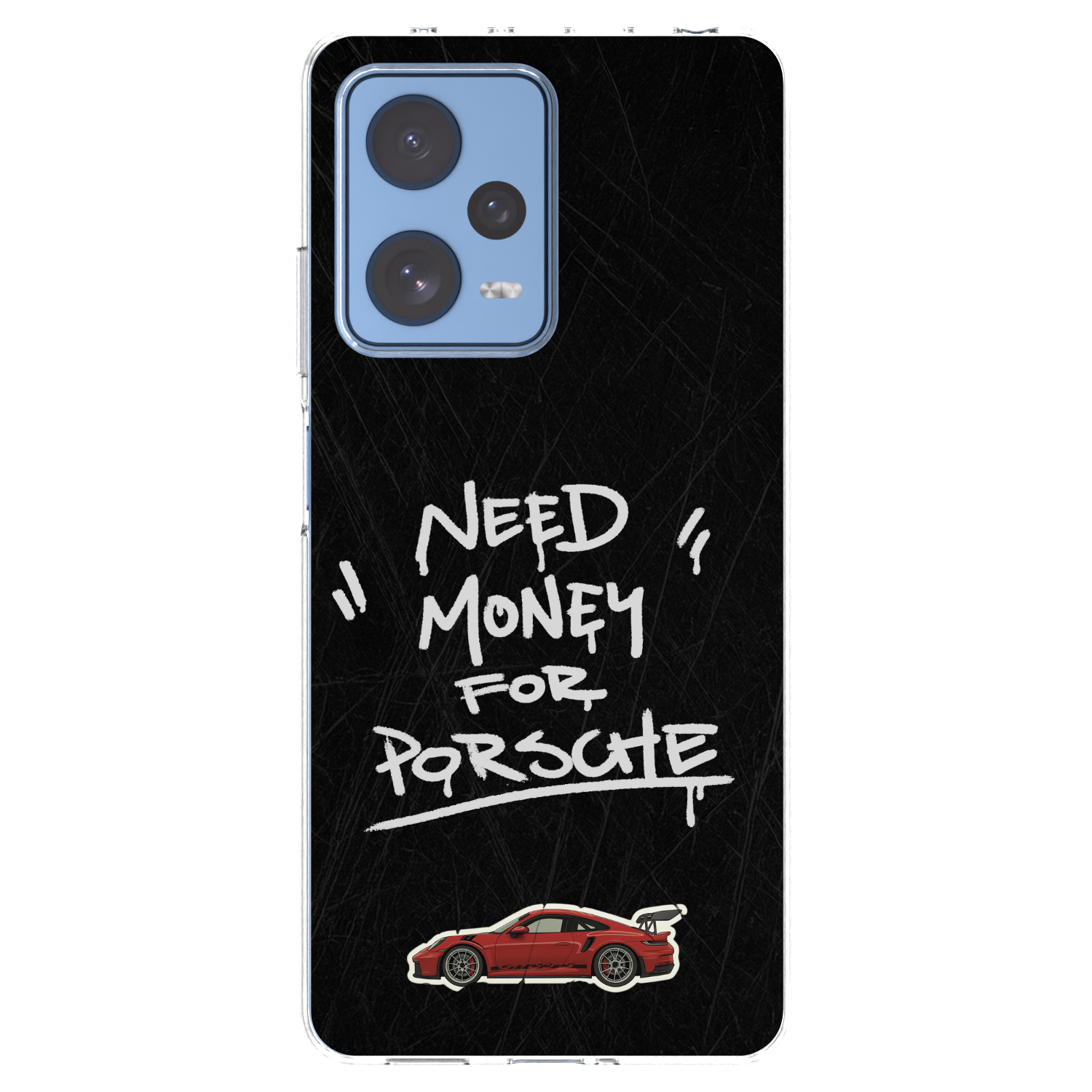 Picasee διαφανής θήκη σιλικόνης Xiaomi Redmi Note 12 Pro 5G - Dark Racer