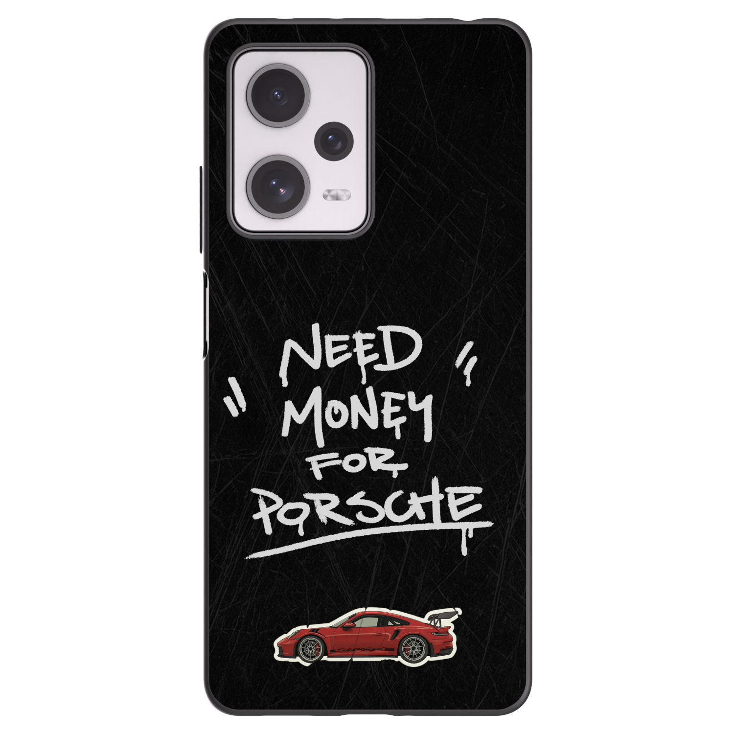 Picasee Μαύρη θήκη σιλικόνης για Xiaomi Redmi Note 12 Pro+ 5G - Dark Racer