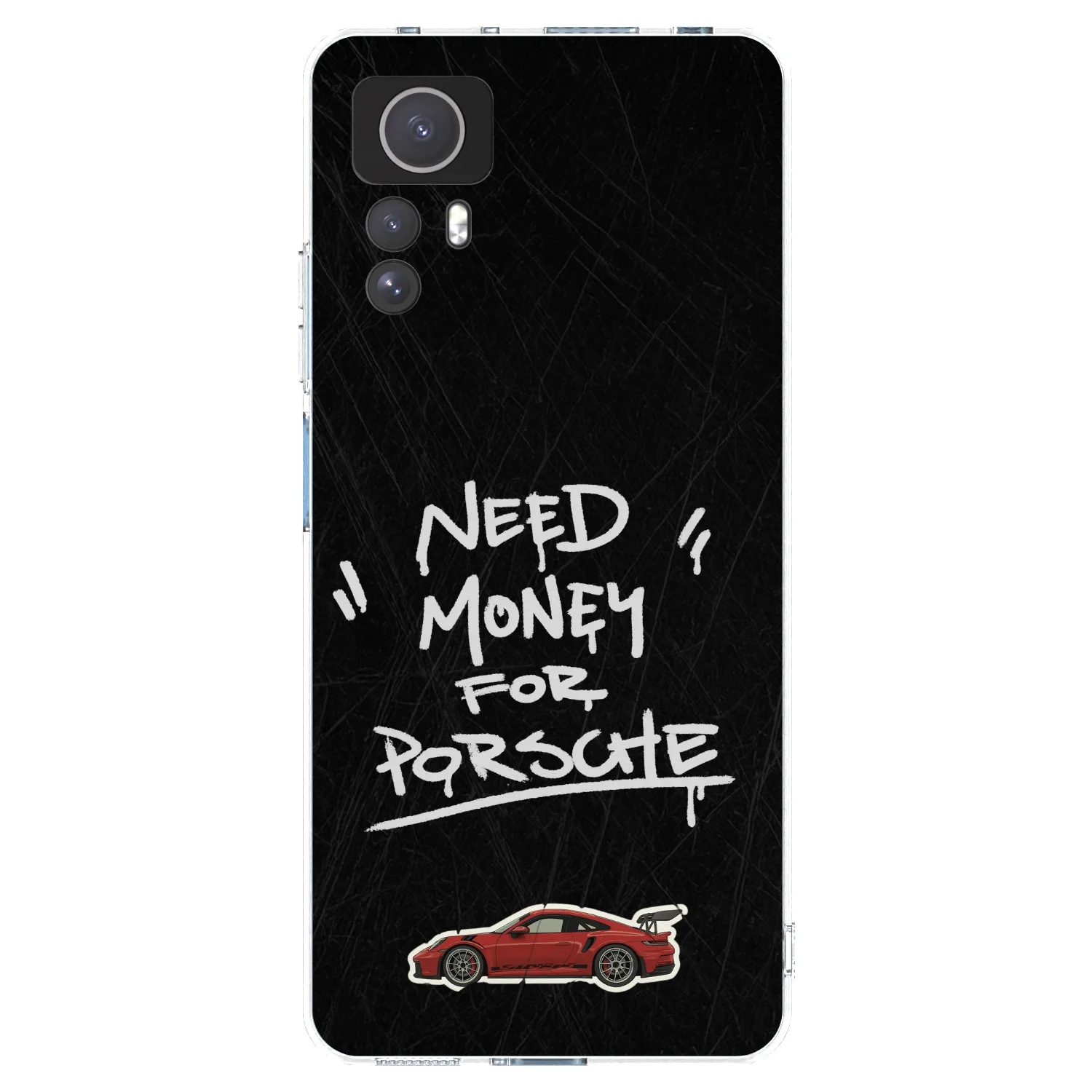 Picasee διαφανής θήκη σιλικόνης Xiaomi Redmi Note 12S - Dark Racer