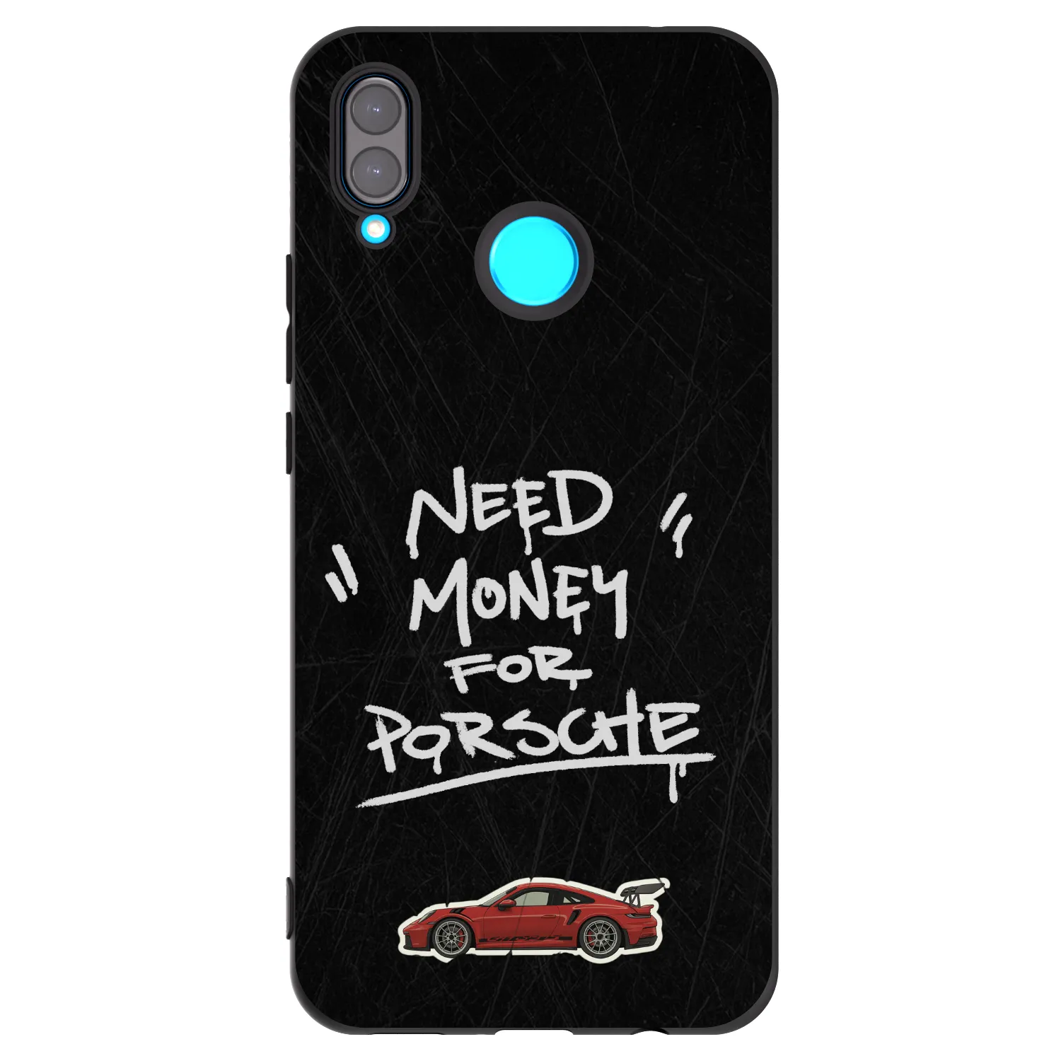 Picasee Μαύρη θήκη σιλικόνης για Huawei Nova 3i - Dark Racer