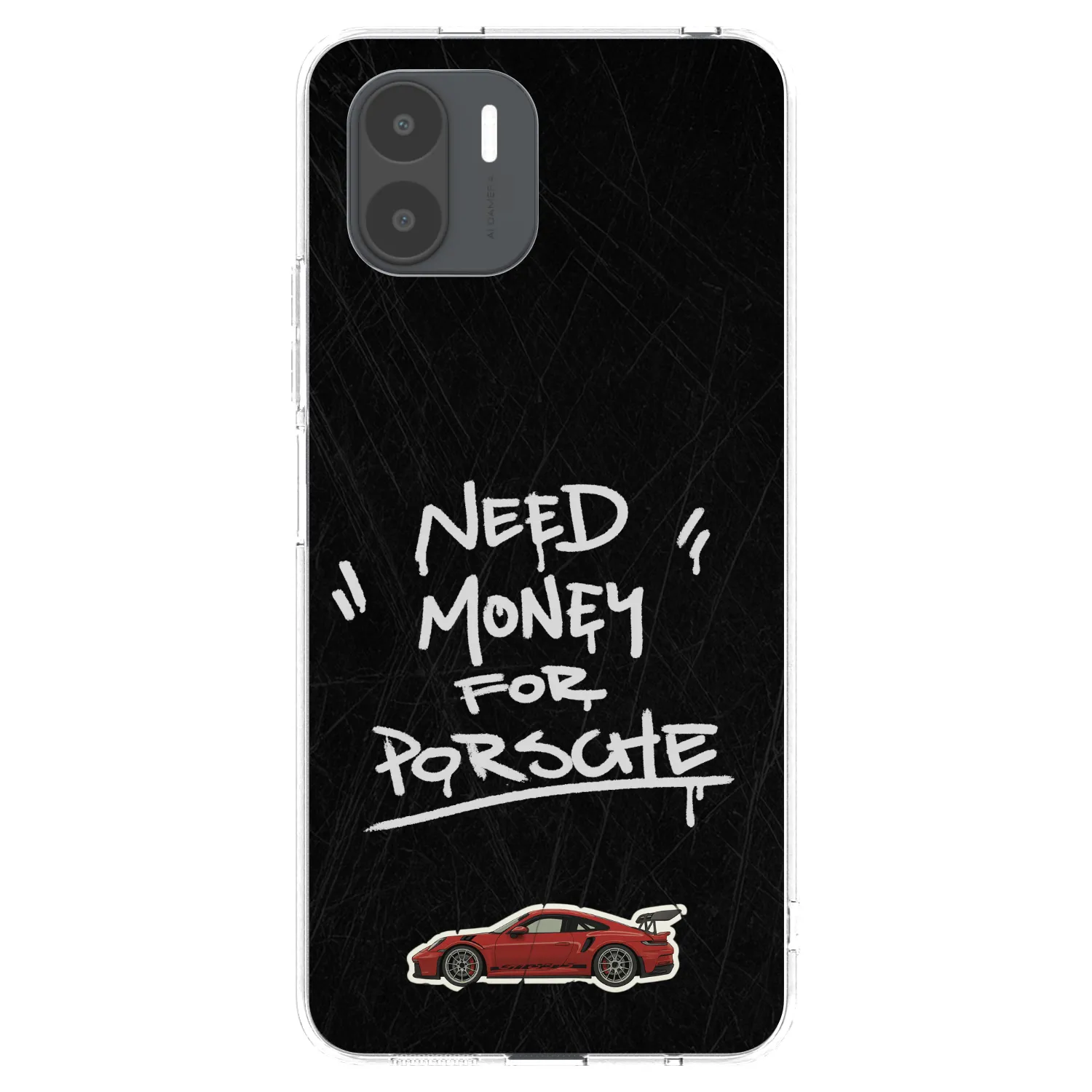 Picasee διαφανής θήκη σιλικόνης Xiaomi Redmi A2 - Dark Racer