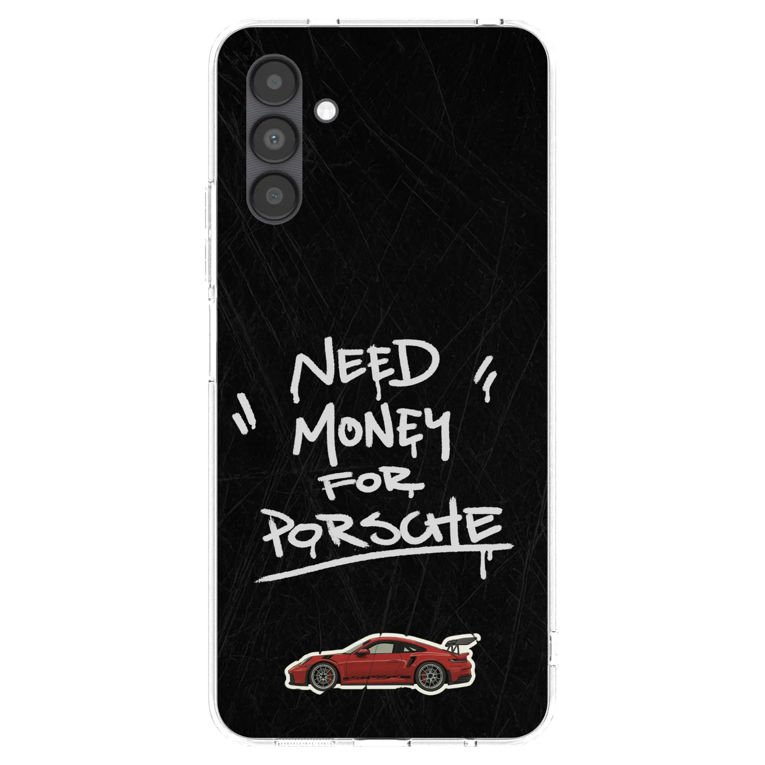 Picasee διαφανής θήκη σιλικόνης Samsung Galaxy A04s A047F - Dark Racer