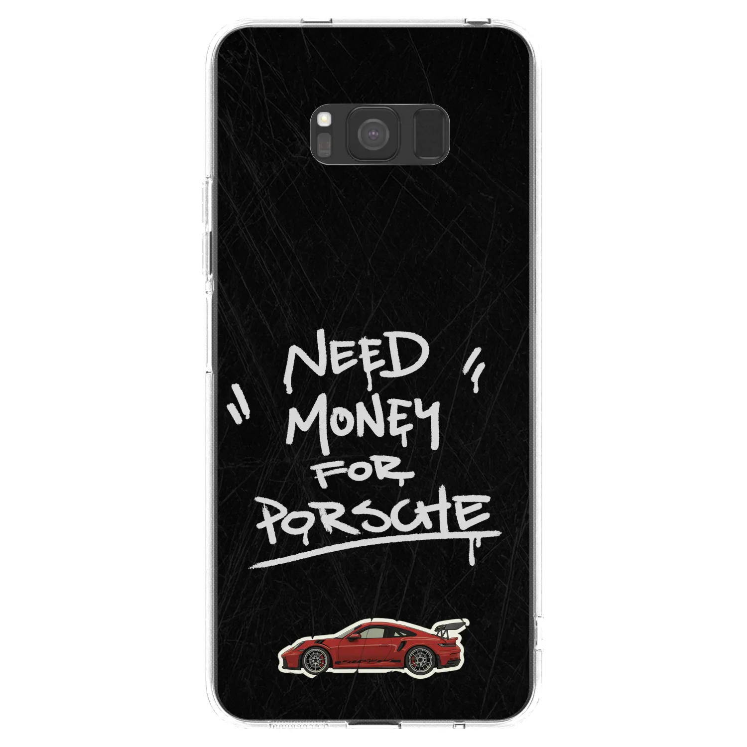 Picasee διαφανής θήκη σιλικόνης Samsung Galaxy S8 G950F - Dark Racer