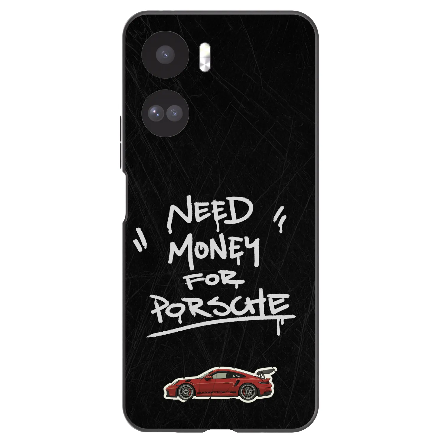 Picasee Μαύρη θήκη σιλικόνης για Honor 90 Lite 5G - Dark Racer