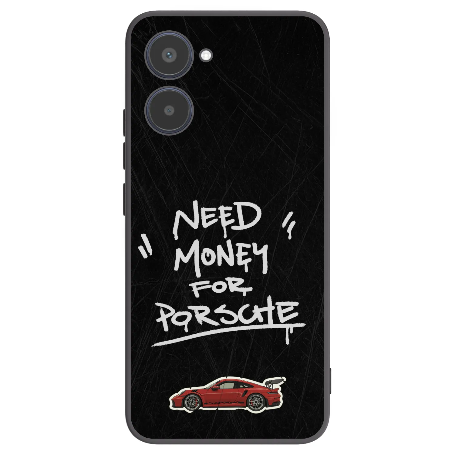 Picasee Μαύρη θήκη σιλικόνης για Realme 10 4G - Dark Racer