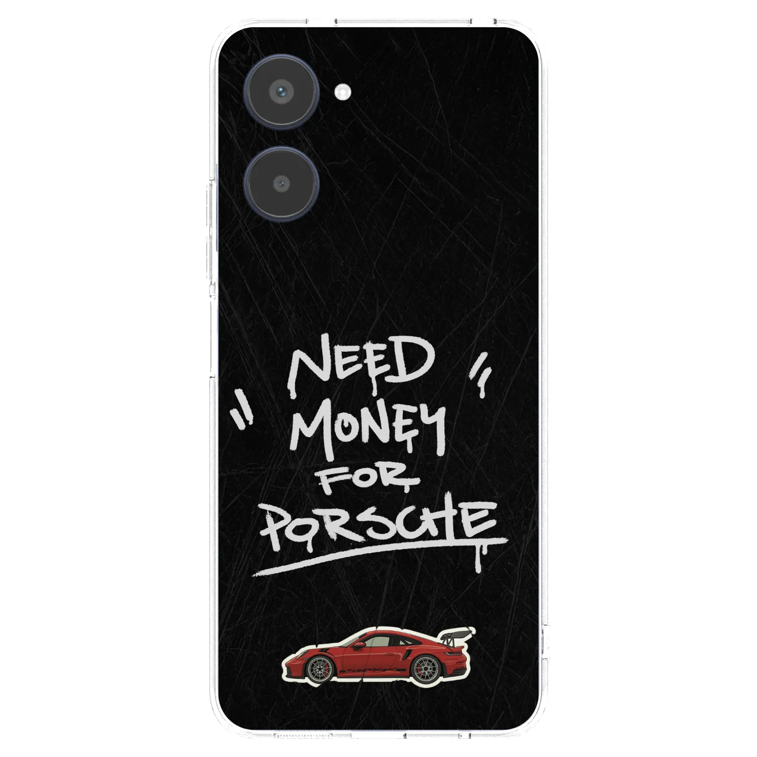 Picasee διαφανής θήκη σιλικόνης Realme 10 4G - Dark Racer