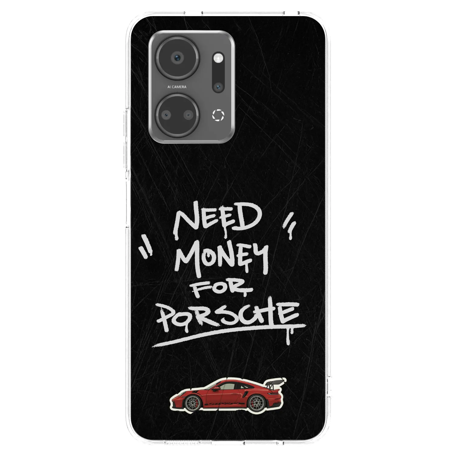 Picasee διαφανής θήκη σιλικόνης Honor X7a - Dark Racer