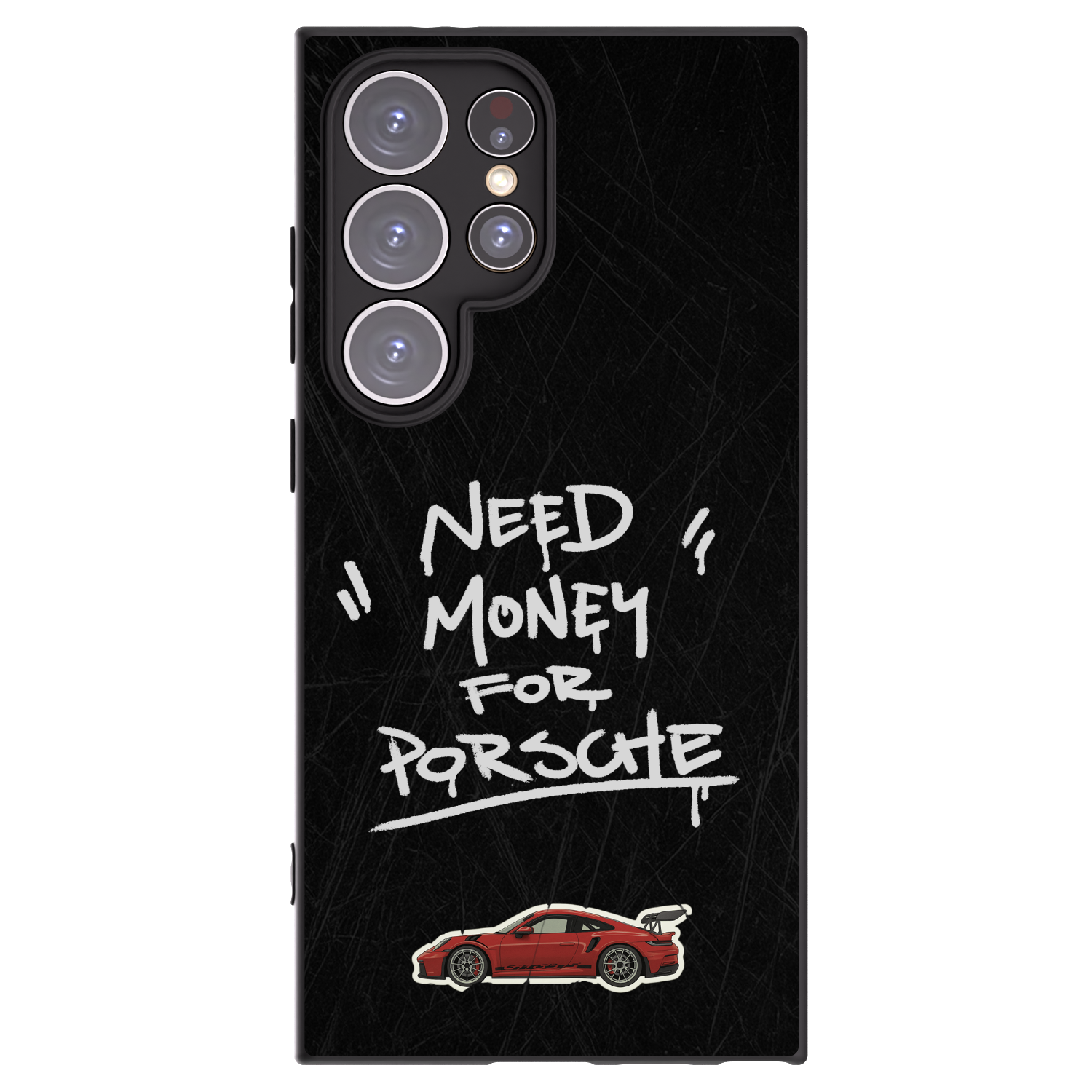 Picasee Μαύρη θήκη σιλικόνης για Samsung Galaxy S24 Ultra S928B 5G - Dark Racer