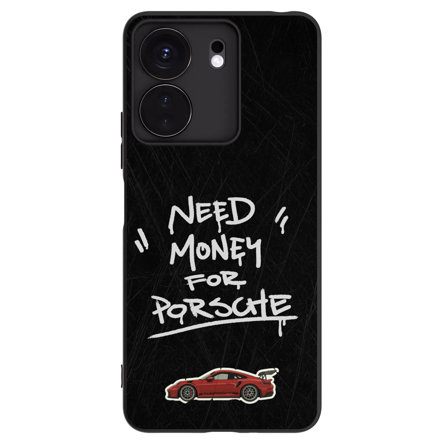 Picasee Μαύρη θήκη σιλικόνης για Xiaomi Redmi 13C 4G - Dark Racer