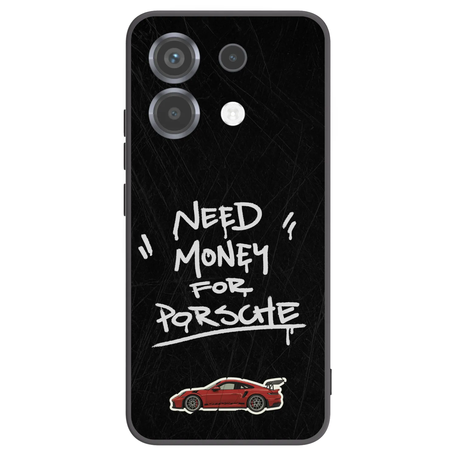 Picasee Μαύρη θήκη σιλικόνης για Xiaomi Poco X6 - Dark Racer