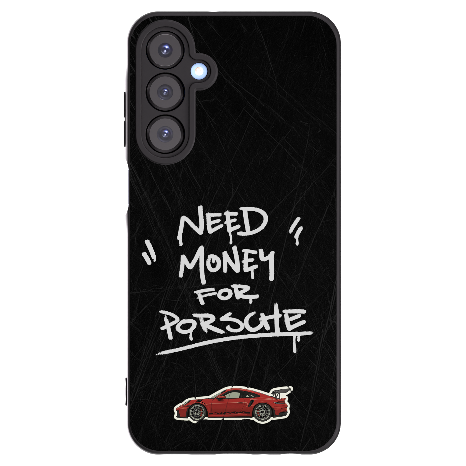 Picasee Μαύρη θήκη σιλικόνης για Samsung Galaxy A25 A256B 5G - Dark Racer