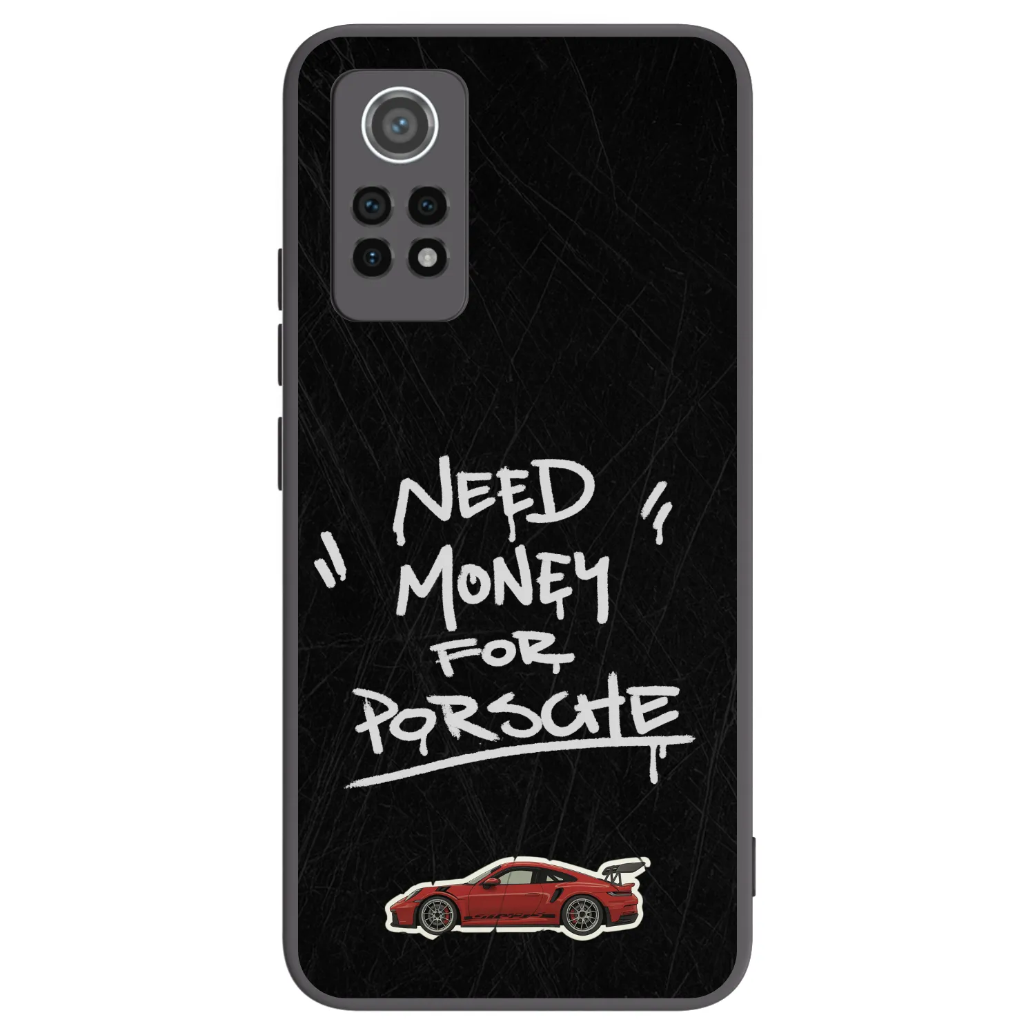Picasee Μαύρη θήκη σιλικόνης για Xiaomi Redmi Note 12 Pro 4G - Dark Racer
