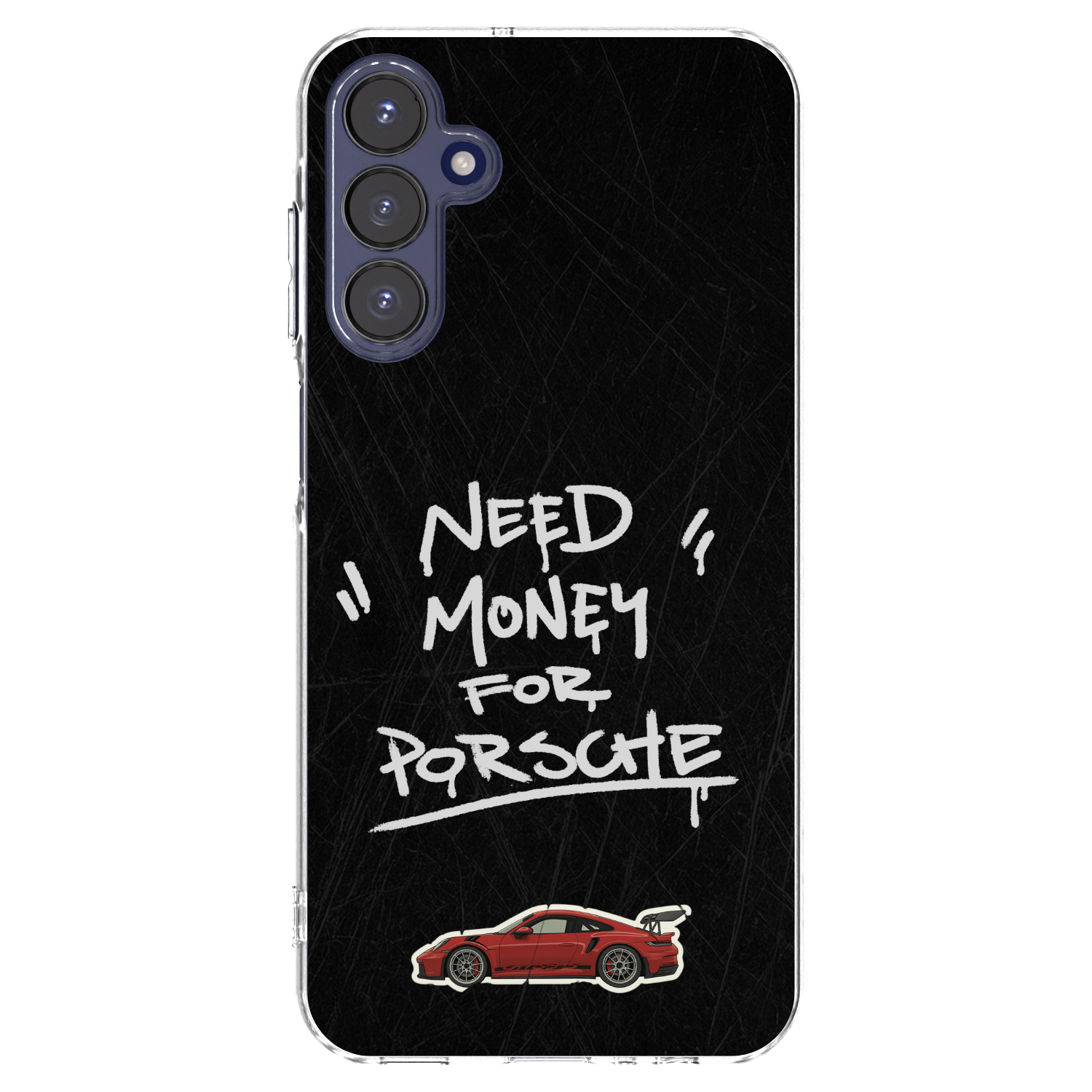Picasee διαφανής θήκη σιλικόνης Samsung Galaxy A15 A155F 4G - Dark Racer