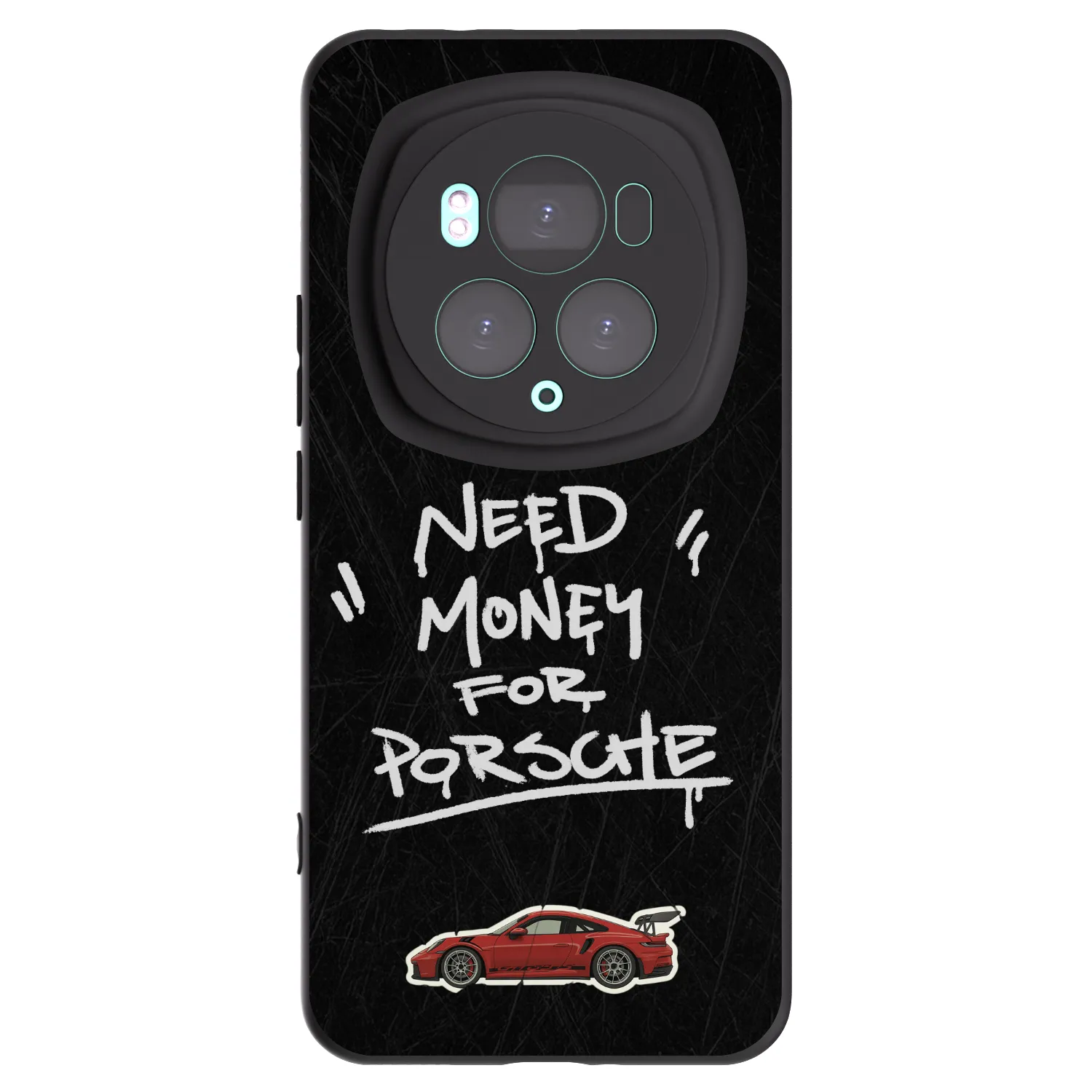 Picasee Μαύρη θήκη σιλικόνης για Honor Magic6 Pro - Dark Racer