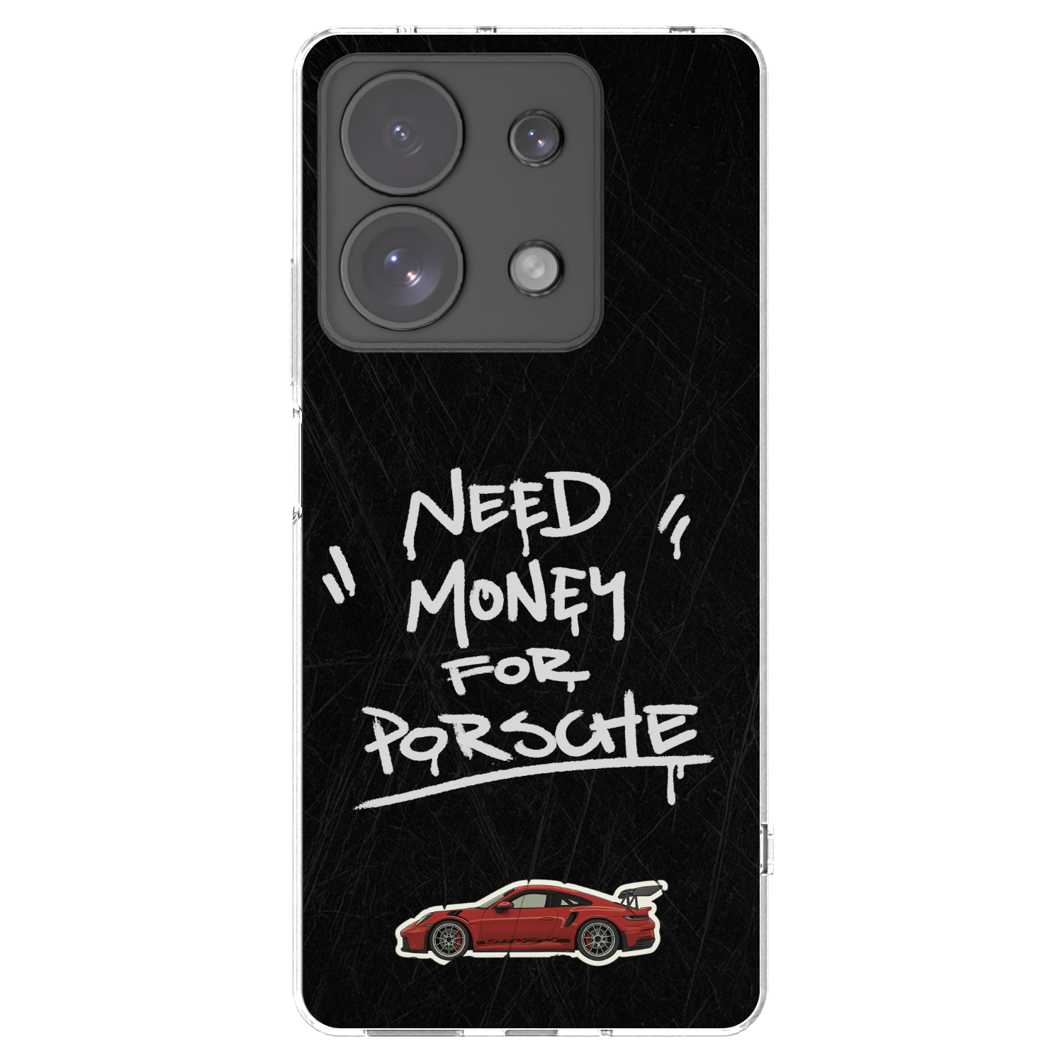 Picasee διαφανής θήκη σιλικόνης Xiaomi Redmi Note 13 Pro 4G - Dark Racer
