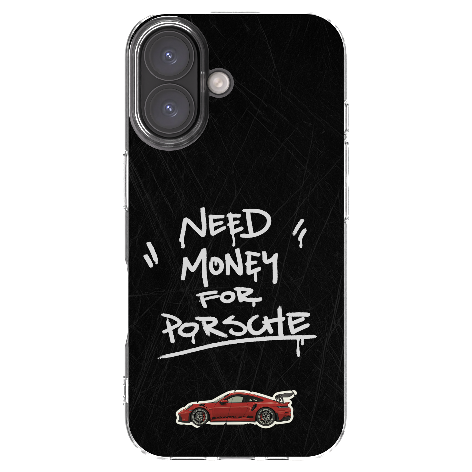 Picasee διαφανής θήκη σιλικόνης Apple iPhone 16 - Dark Racer