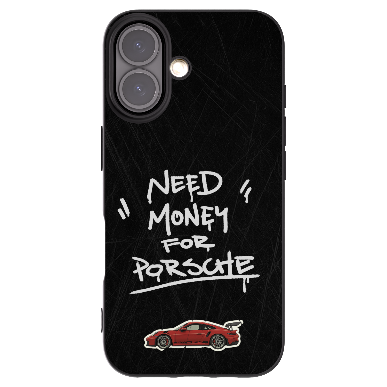 Picasee Μαύρη θήκη σιλικόνης για Apple iPhone 16 - Dark Racer