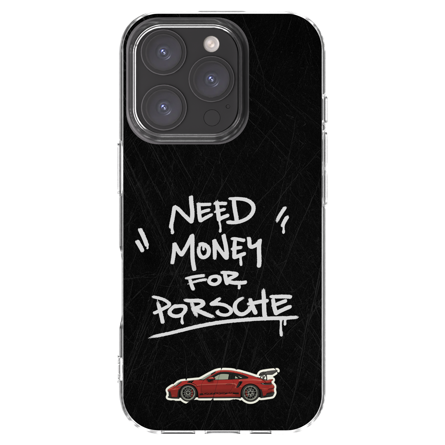 Picasee διαφανής θήκη σιλικόνης Apple iPhone 16 Pro - Dark Racer